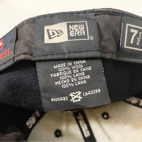 Boston Red Sox MLB Hat Cap Fitted 7 1/2 Wool New Era 59Fifty - Picture 13 of 16